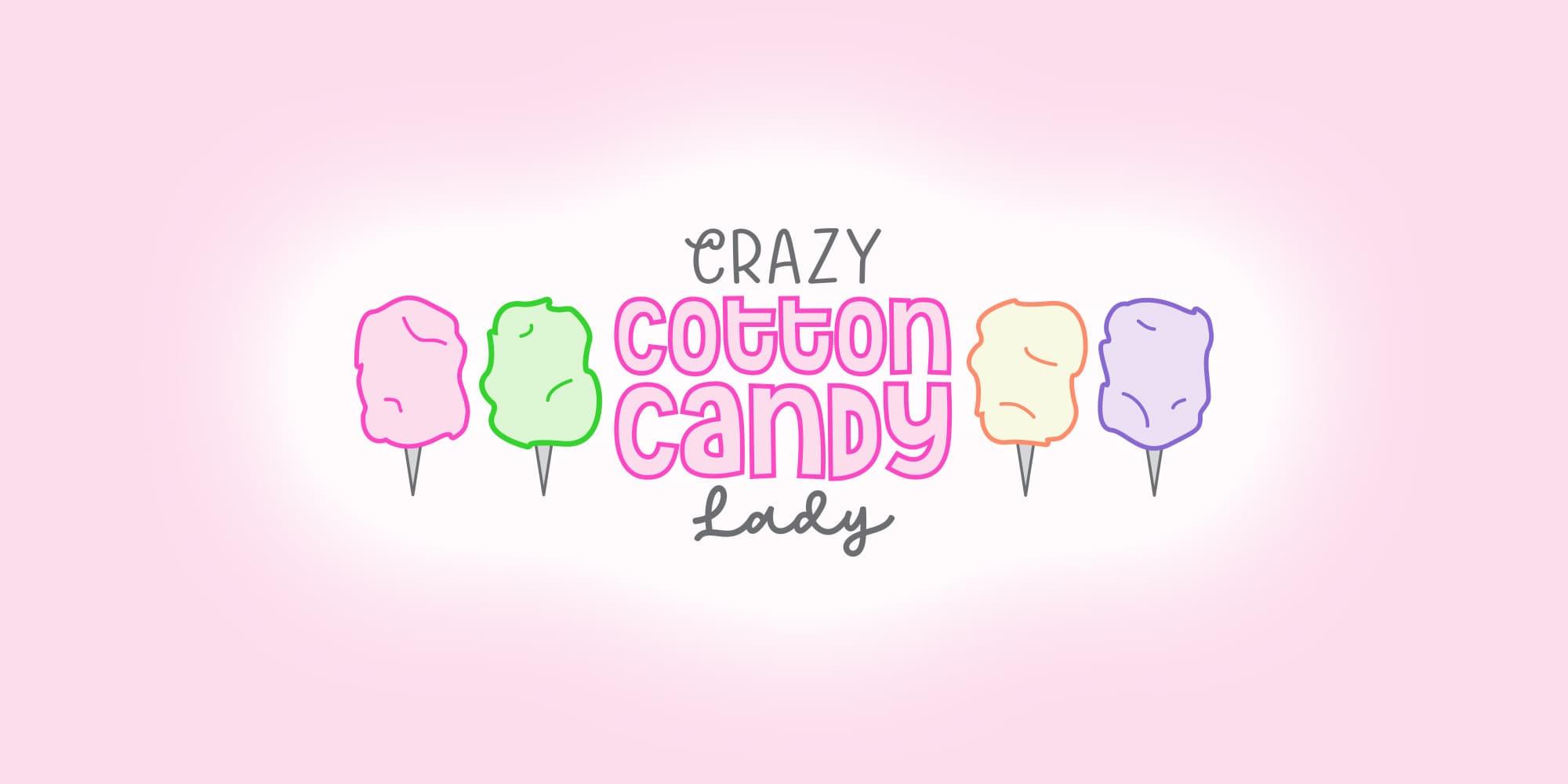 Crazy Cotton Candy Lady photo 2