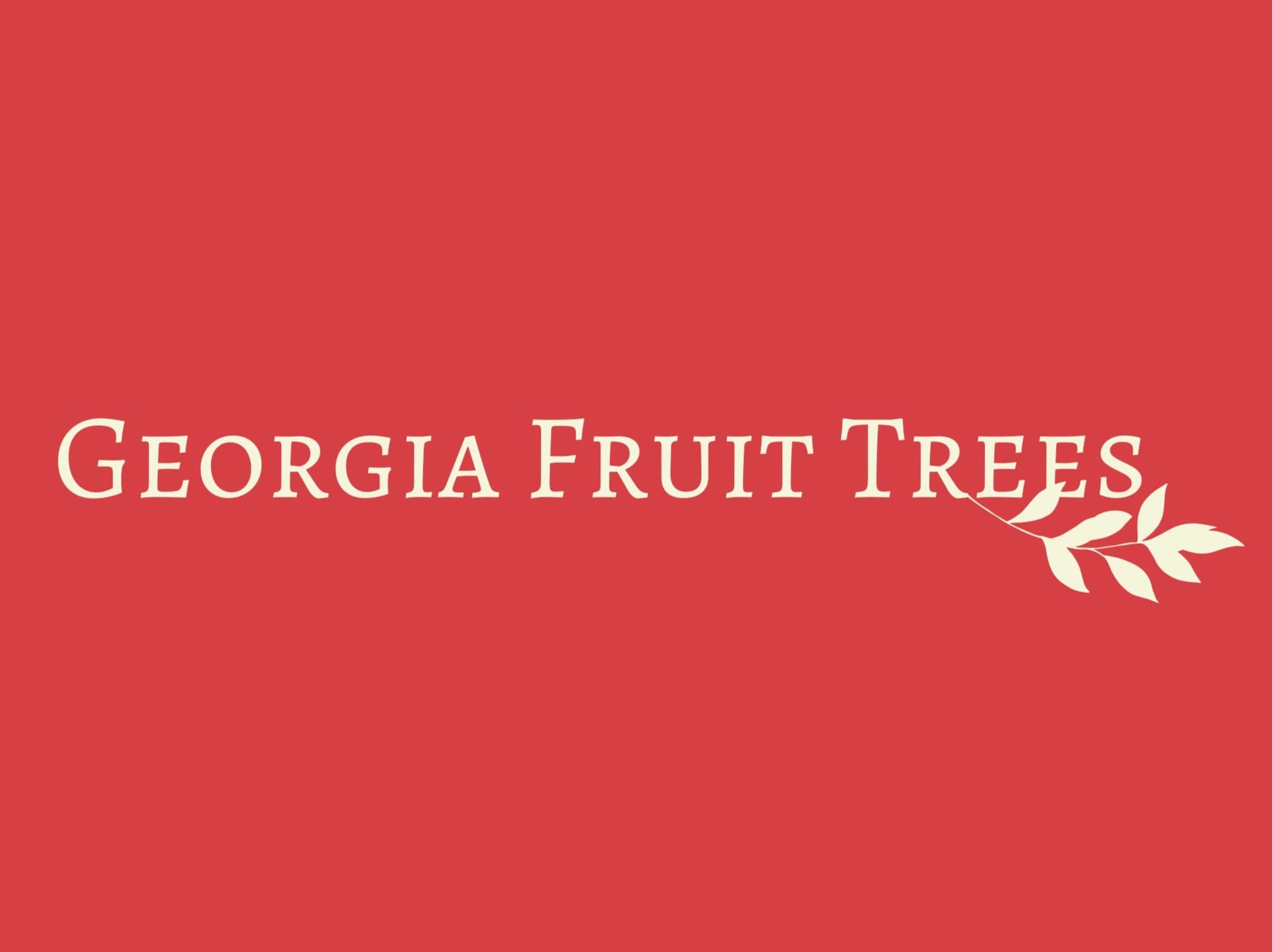Georgia Fruit Trees