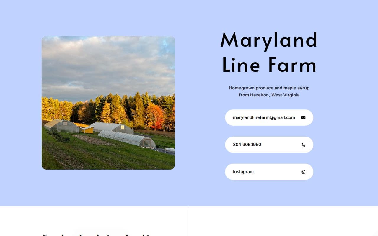 Maryland Line Farm