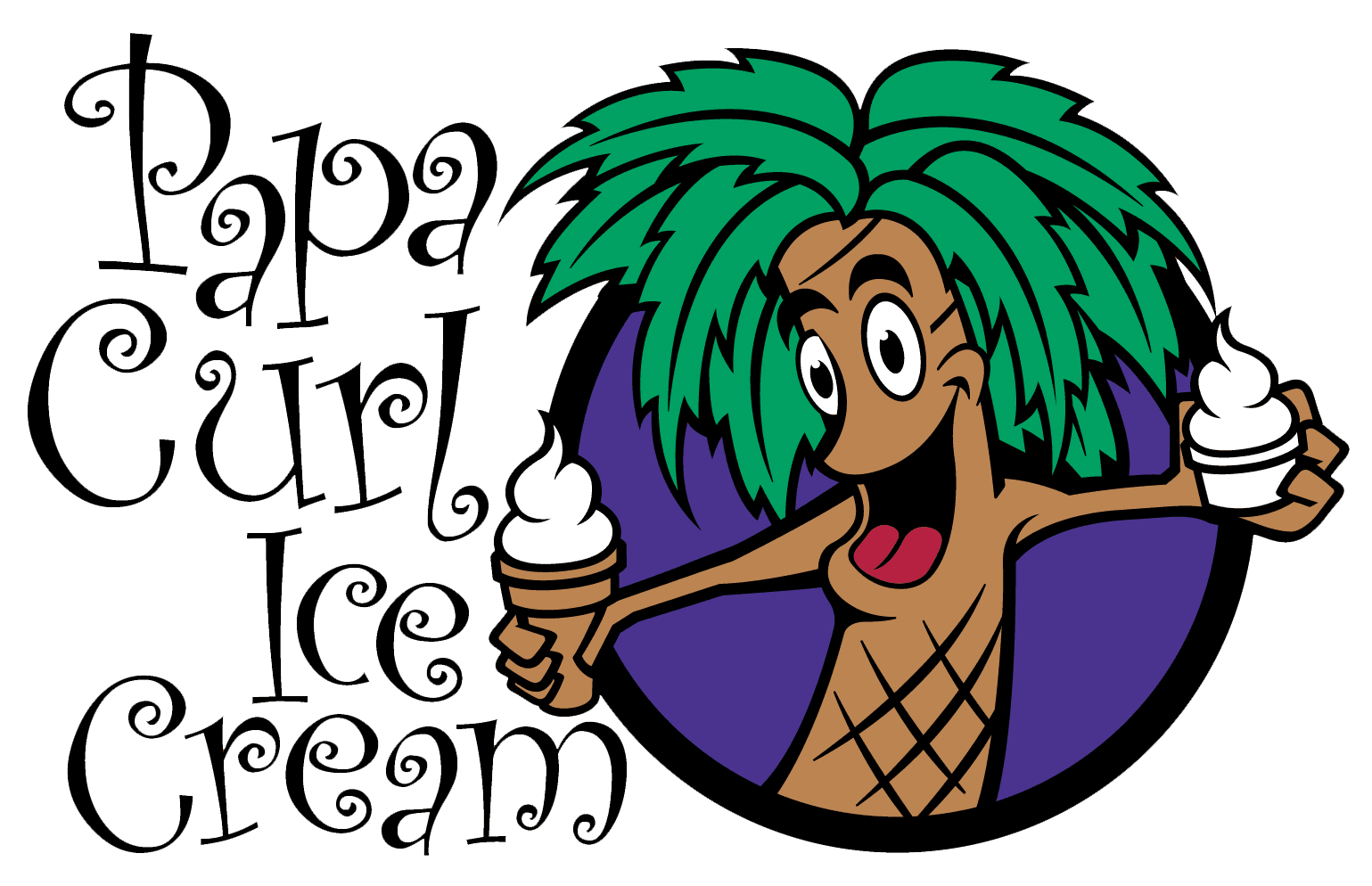 Papa Curl Ice Cream