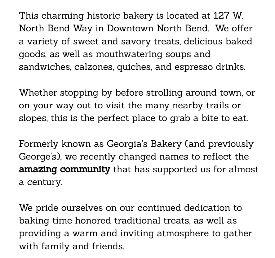 The North Bend Bakery photo 2